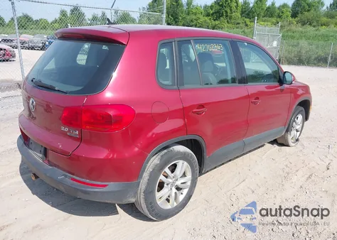 2013 Volkswagen Tiguan S z USA, uszkodzony, nr VIN WVGBV3AX4DW050986